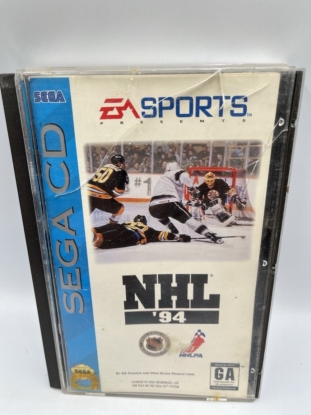 NHL '94 (Sega CD, 1993) Complete
